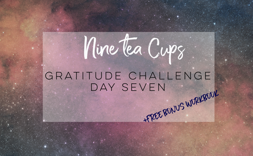 nine tea cups gratitude challenge day 7 emotional numbing