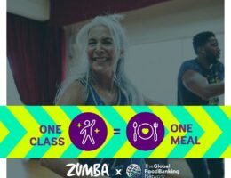 one Zumba Class equals one meal