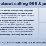 999 silent solution - if you cannot speak press 55
